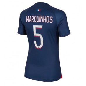 Lacne Ženy Futbalové dres Paris Saint-Germain Marquinhos #5 2023-24 Krátky Rukáv - Domáci